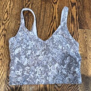 lululemon athletica Gray Patterned Top